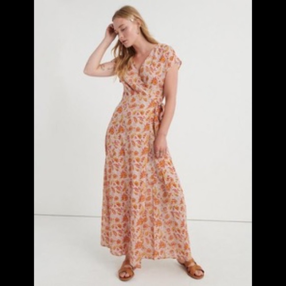LUCKY BRAND WRAP DRESS